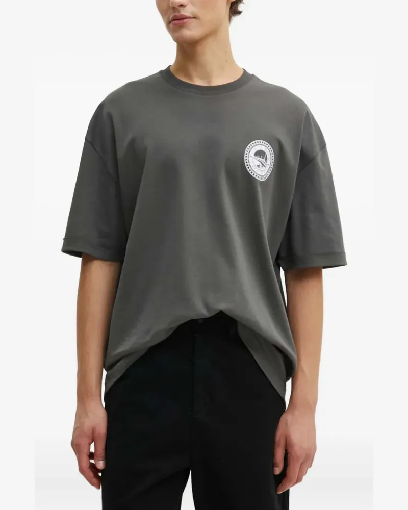 IRO Aubin graphic-print T-shirt - Grau Grau