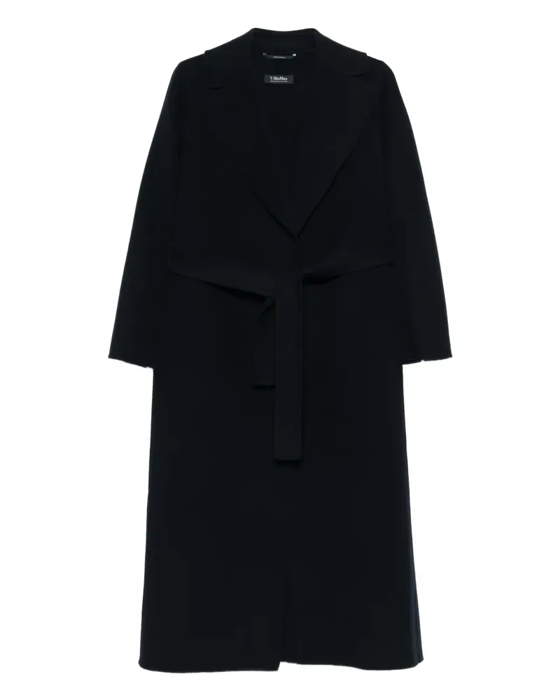 Max Mara Einreihiger Mantel - Blau Blau