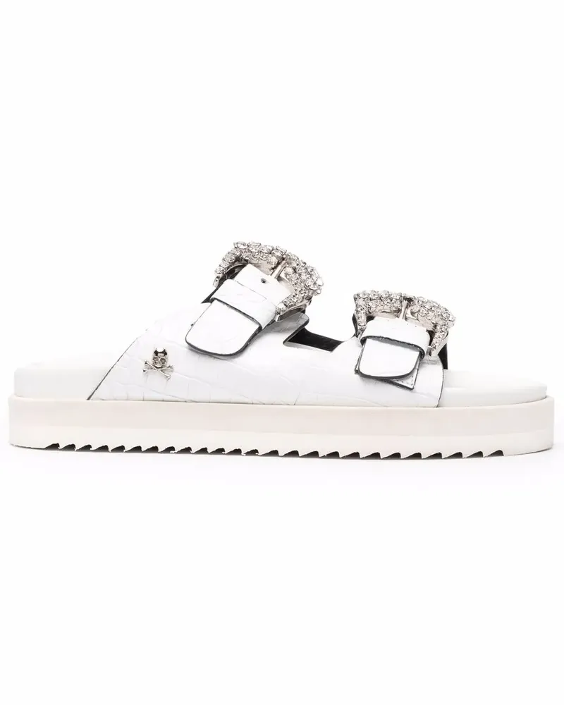 Philipp Plein Cocco Sandalen - Weiß Weiß