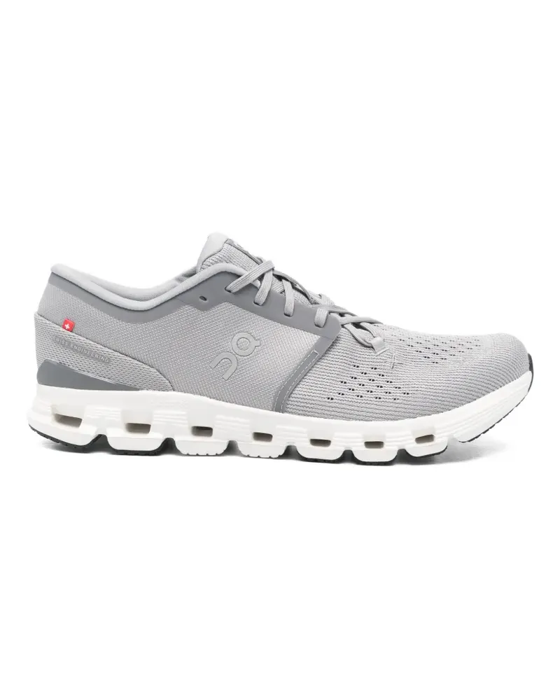 ON Perforierte Cloud X 4 Sneakers - Grau Grau