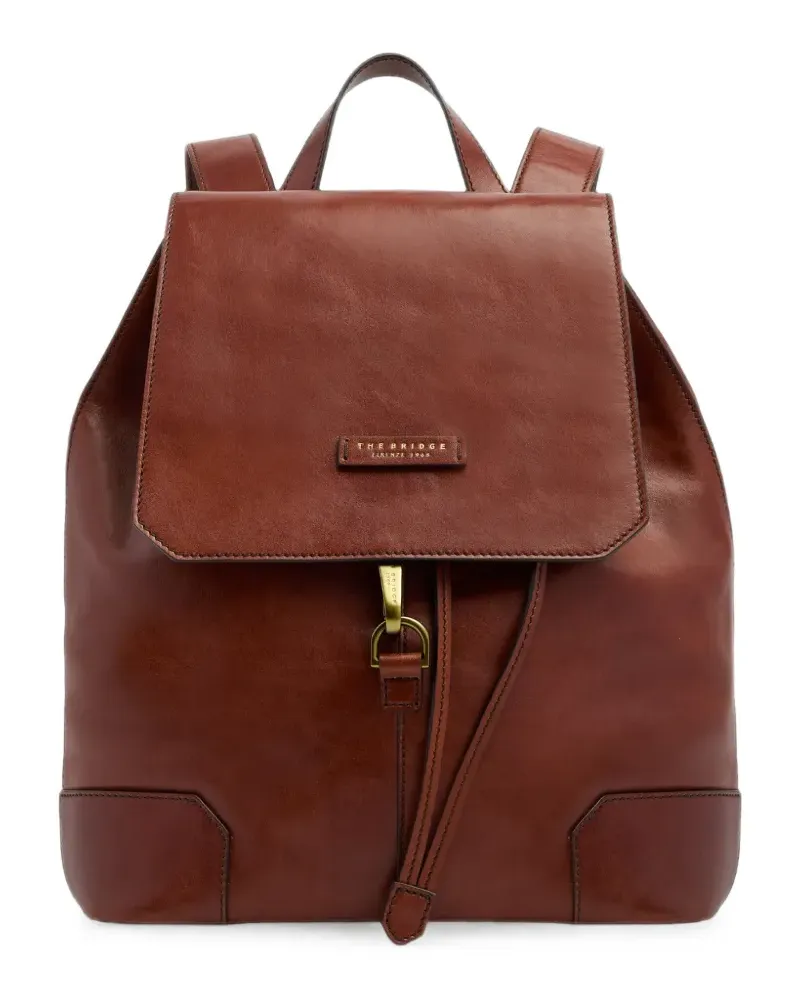 The Bridge flap-closure leather backpack - Braun Braun