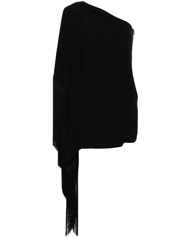 Moschino Minikleid mit Fransen - Schwarz Schwarz