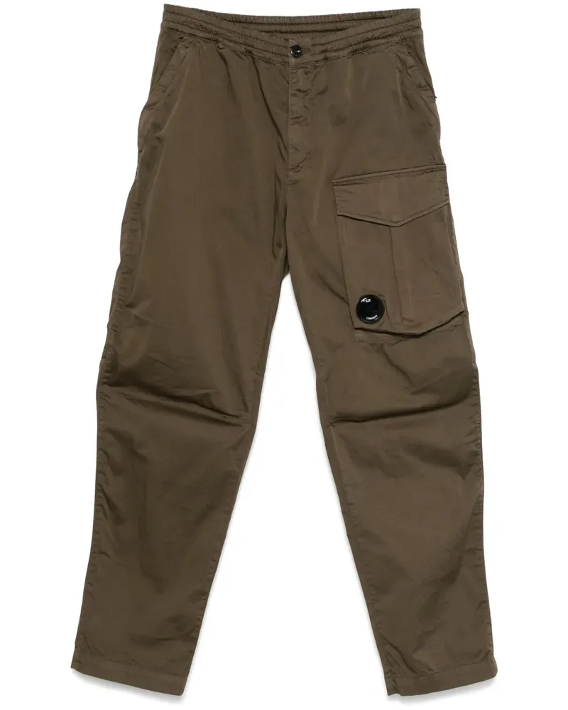 C.P. Company Sateen Cargohose - Grün Grün
