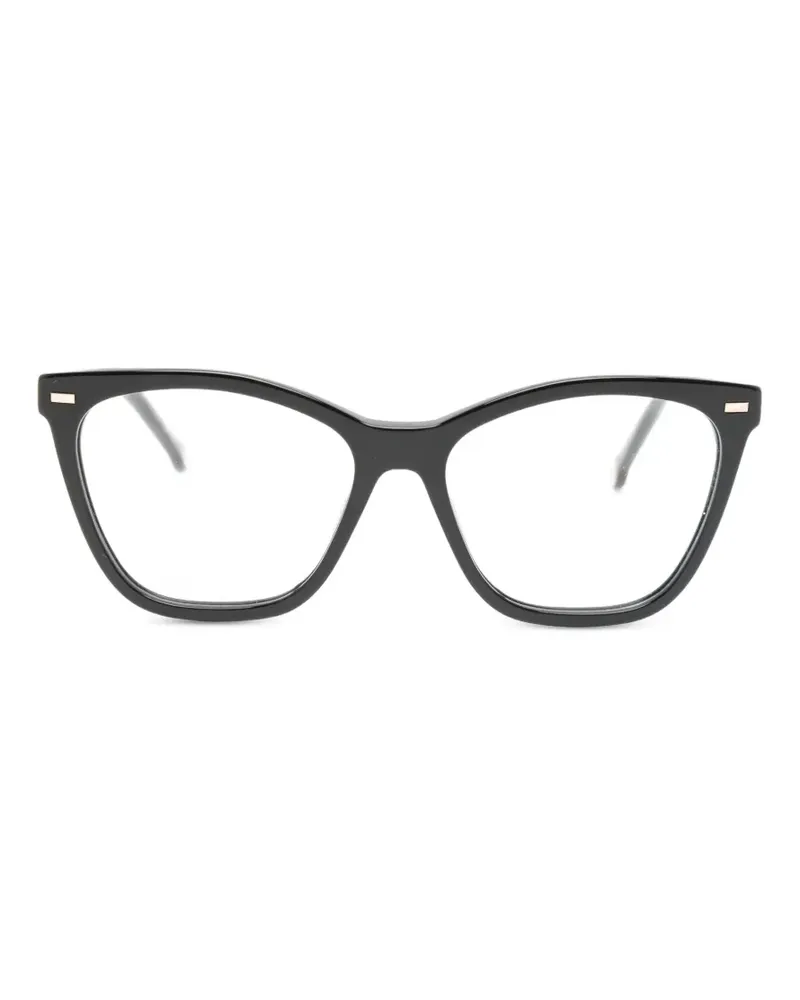 Carolina Herrera New York Brille mit eckigem Gestell - Schwarz Schwarz