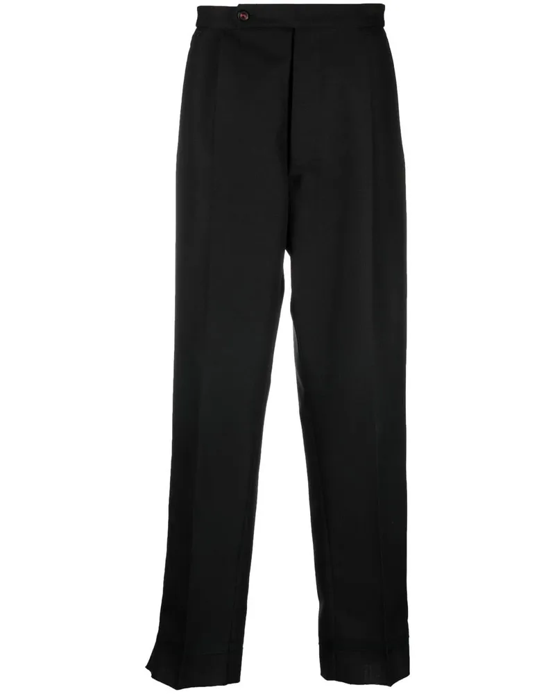 Maison Margiela Hose aus Mohair - Schwarz Schwarz