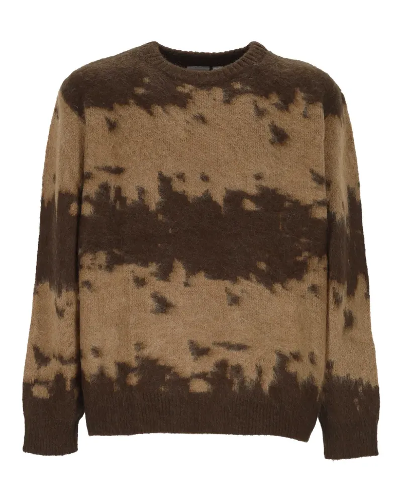 GRAMICCI Pullover mit Farbklecks-Print - Braun Braun