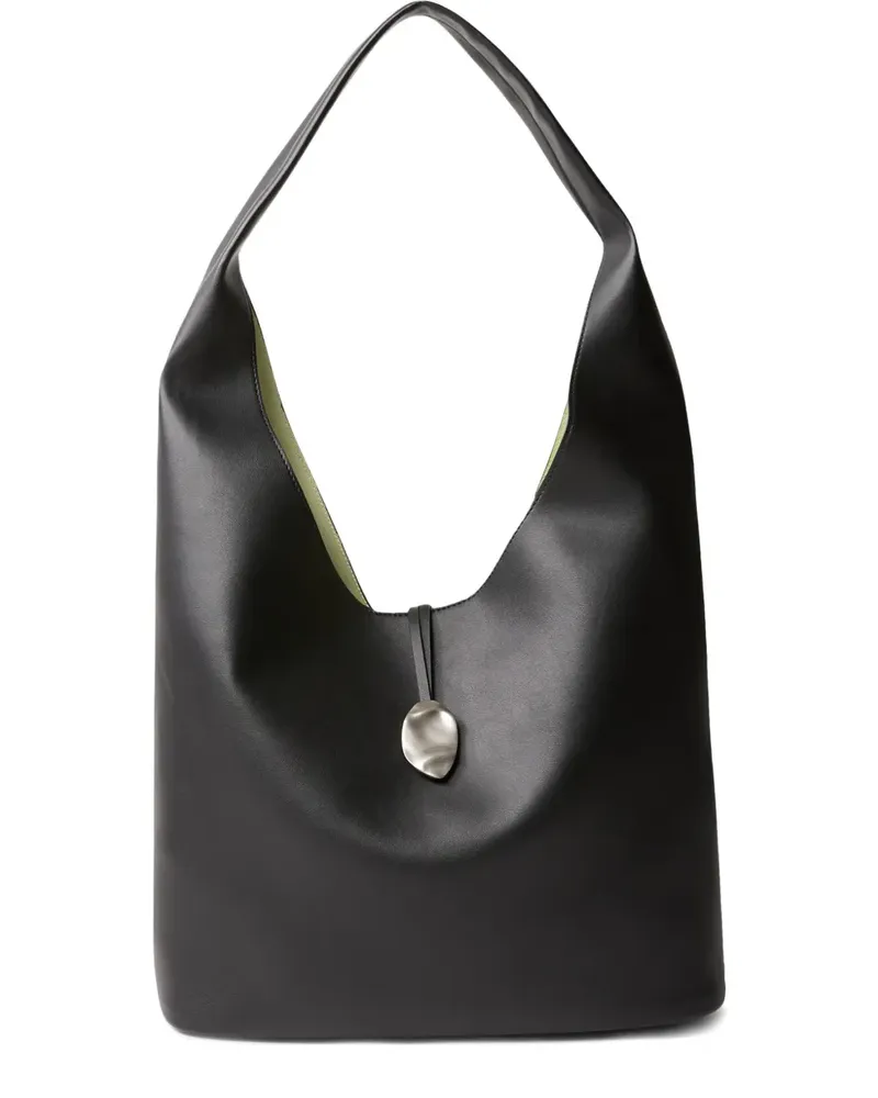 Calvin Klein Schultertasche mit Anhänger - Schwarz Schwarz