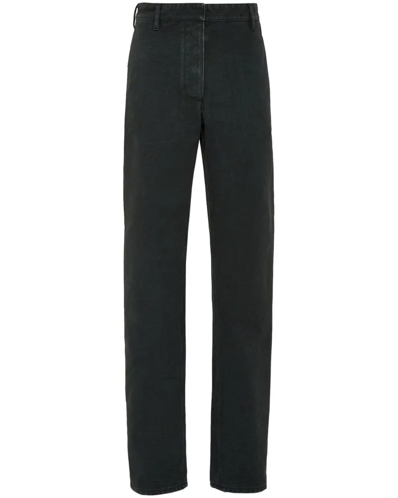 Prada Hose aus Canvas - Grau Grau