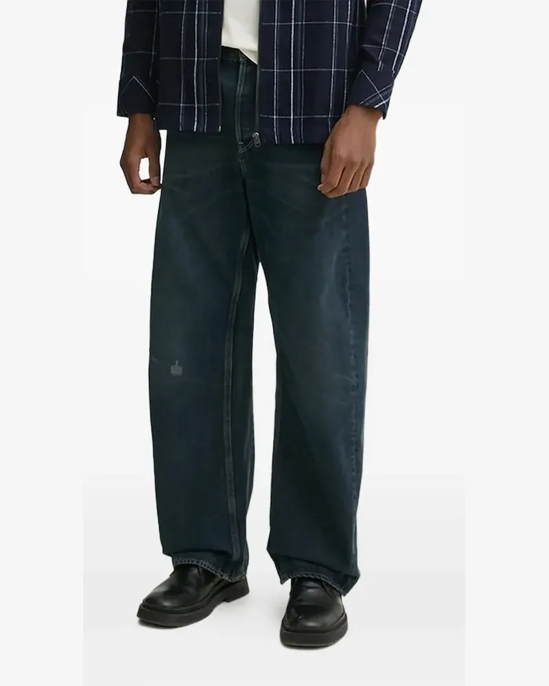 G-STAR RAW Wide-Leg-Jeans mit Knöpfen - Blau Blau