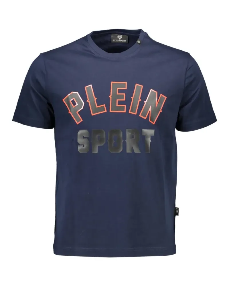 Philipp Plein logo-print T-shirt - Blau Blau