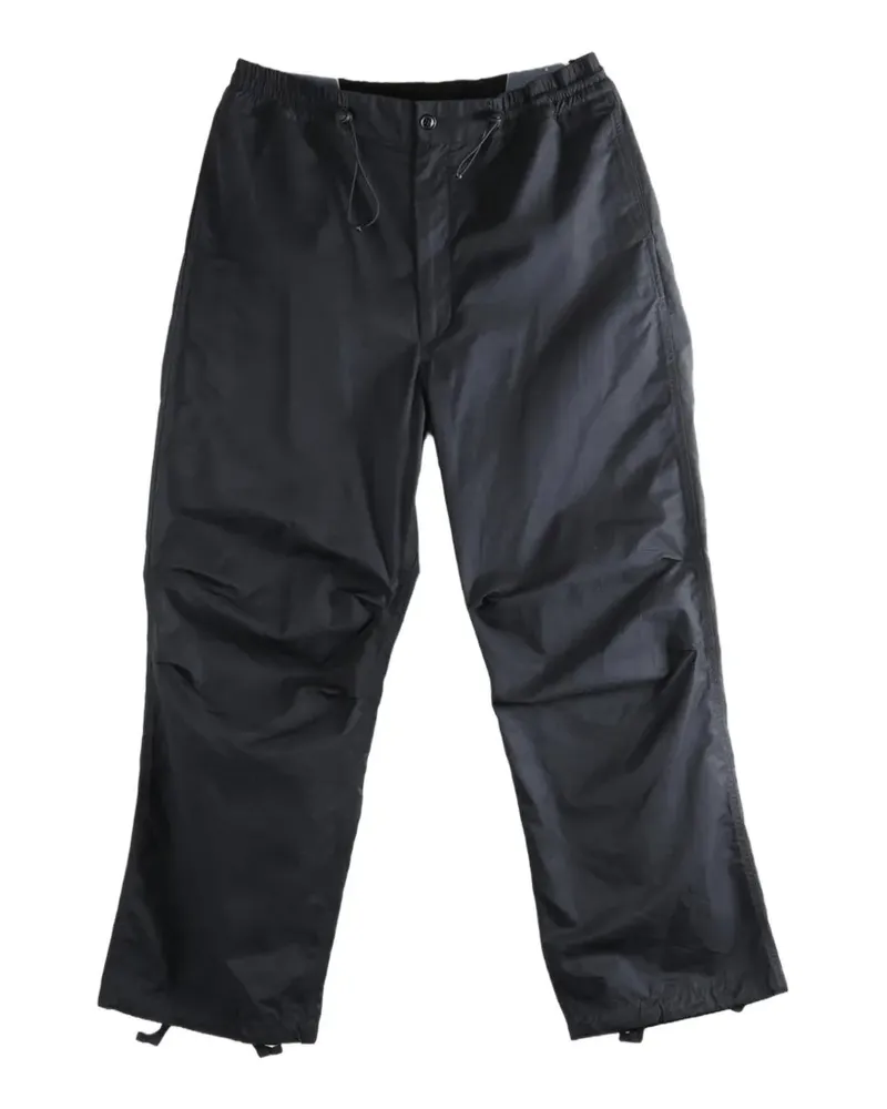 nanamica drawstring-waist trousers - Schwarz Schwarz