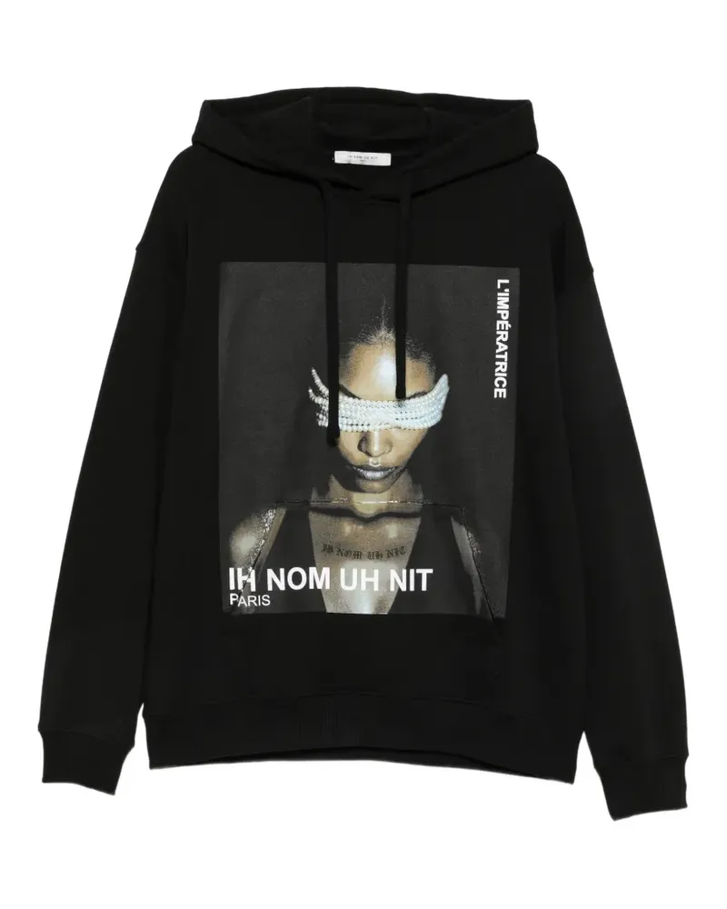 IH NOM UH NIT Hoodie mit grafischem Print - Schwarz Schwarz