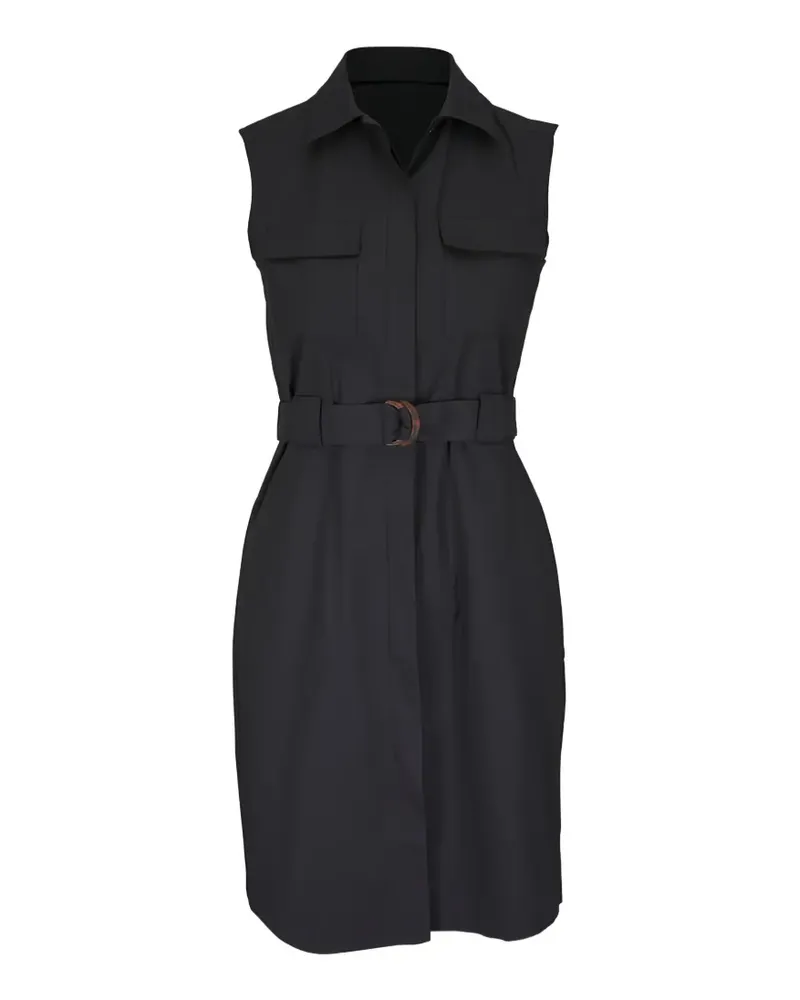Antonelli Firenze collared belted dress - Schwarz Schwarz