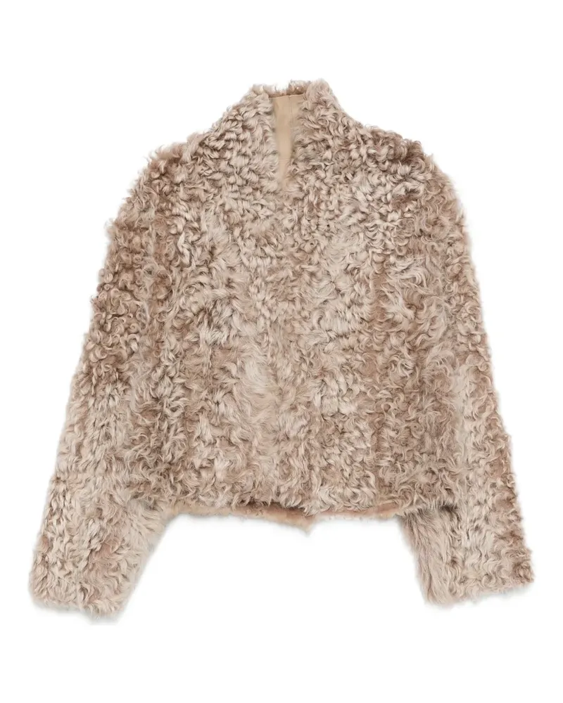 Arma shearling jacket - Nude Nude