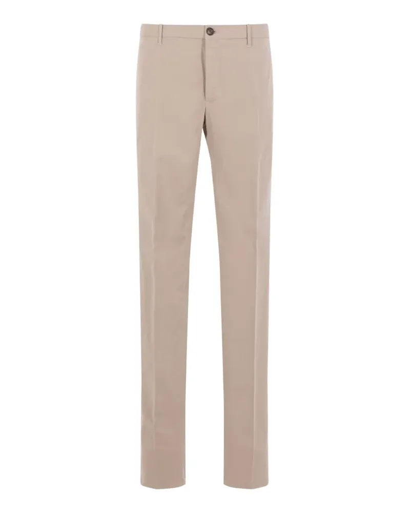 Incotex pressed-crease trousers - Nude Nude