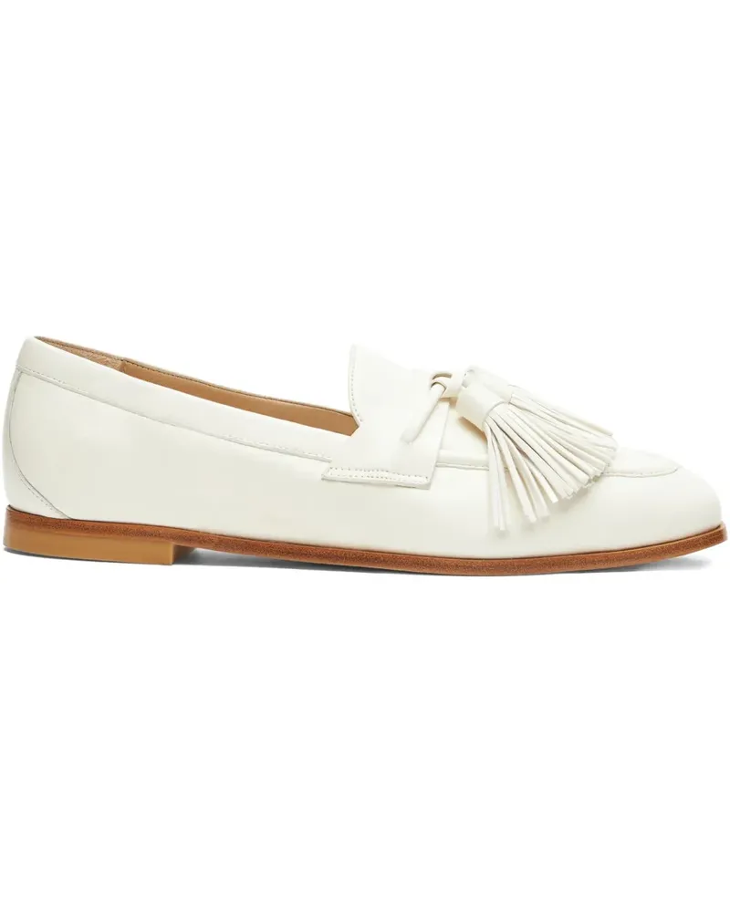 Stuart Weitzman Loafer mit Quasten - Nude Nude