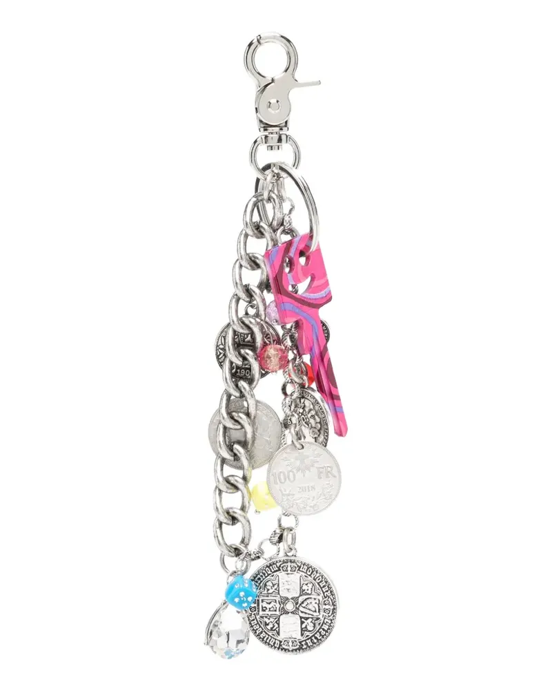 OTTOLINGER Chance coin-pendant bag charm - Silber Silber