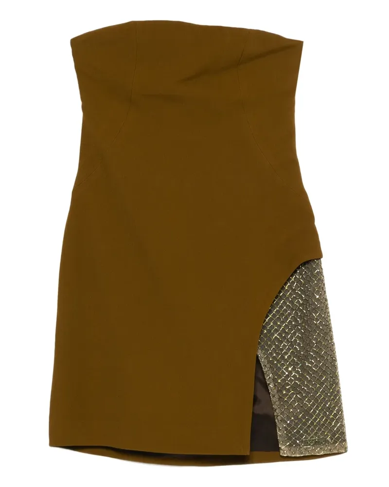 ATTICO Ausgestelltes Minikleid - Grün Grün