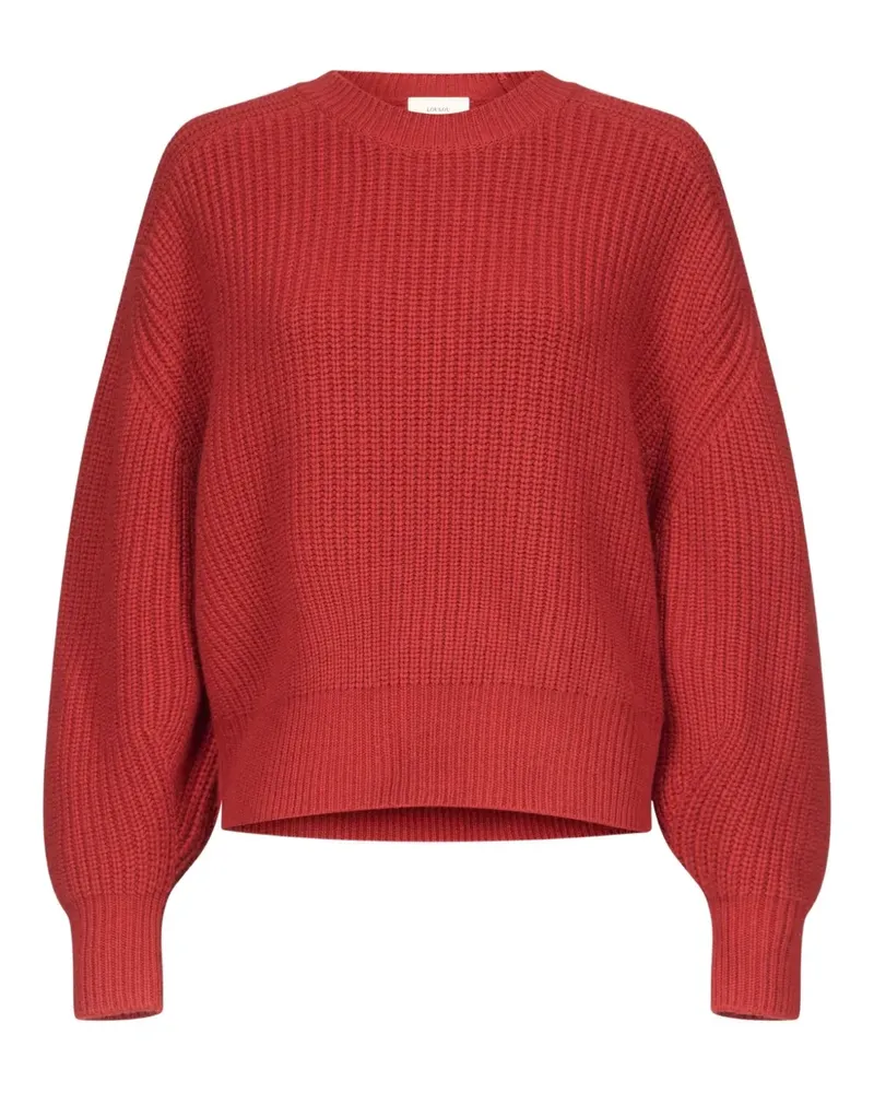 LOULOU drop-shoulder ribbed sweater - Rot Rot
