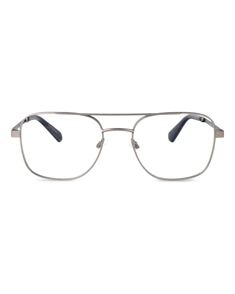 Calvin Klein Brille mit eckigem Gestell - Grau Grau