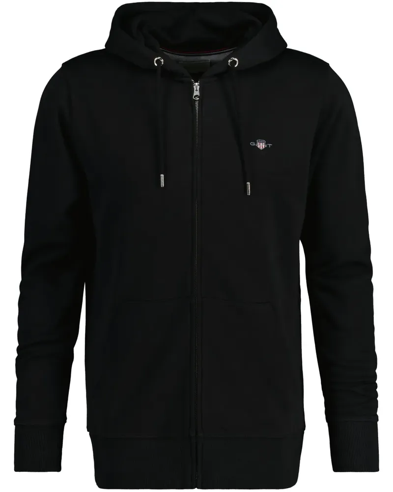 Gant Shield Hoodie - Schwarz Schwarz