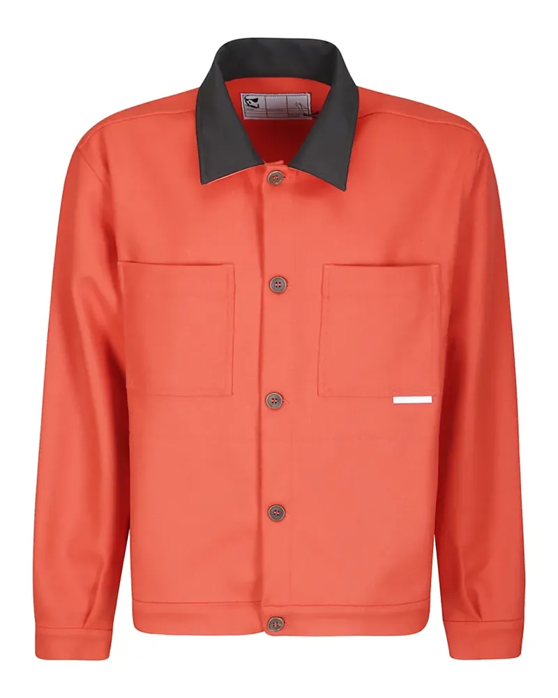 GR10K button-up jacket - Orange Orange
