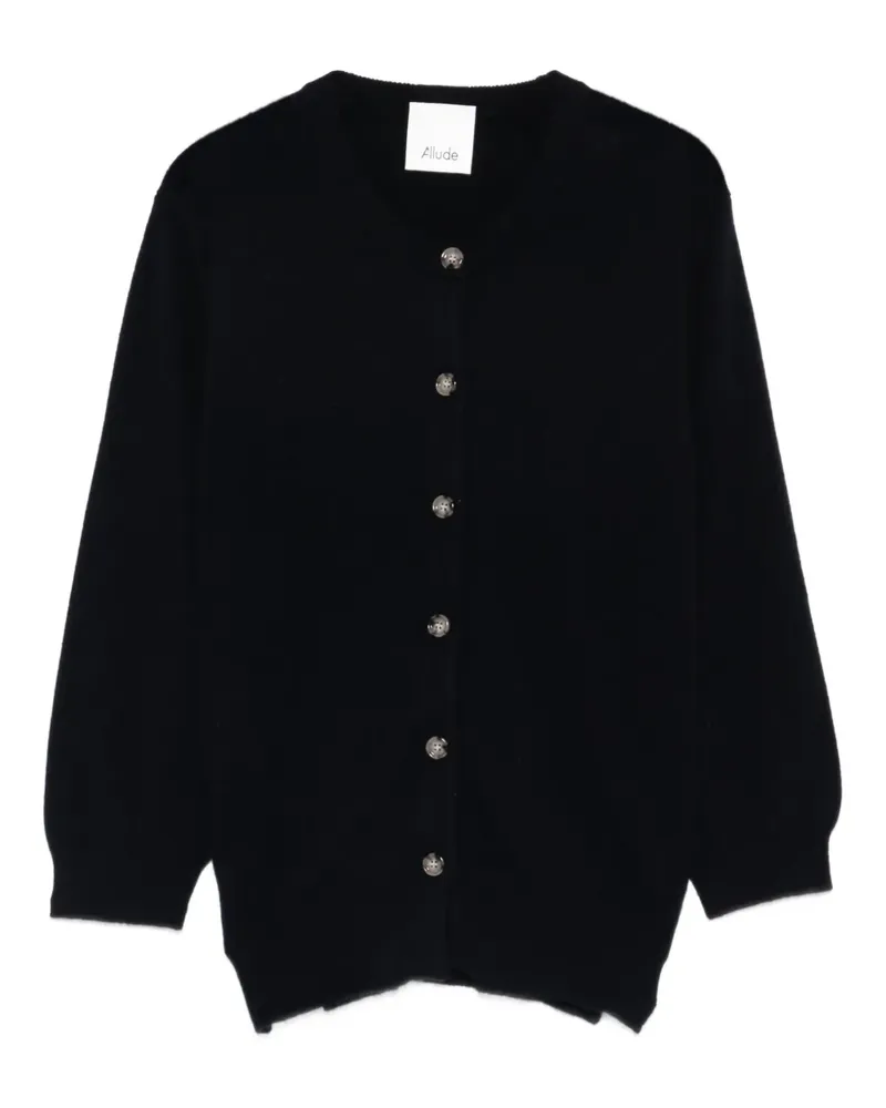 ALLUDE button cardigan - Schwarz Schwarz