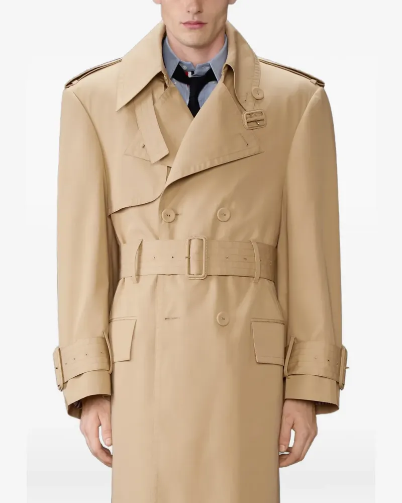 Thom Browne Trenchcoat im Oversized-Look - Nude Nude