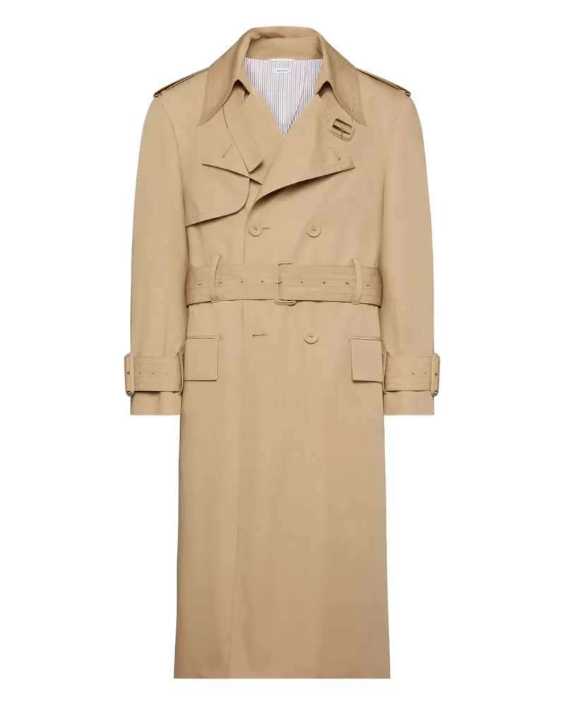 Thom Browne Trenchcoat mit Gürtel - Nude Nude