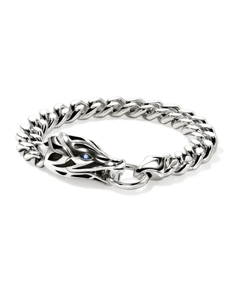 John Hardy Naga Armband mit Saphir - Silber Silber