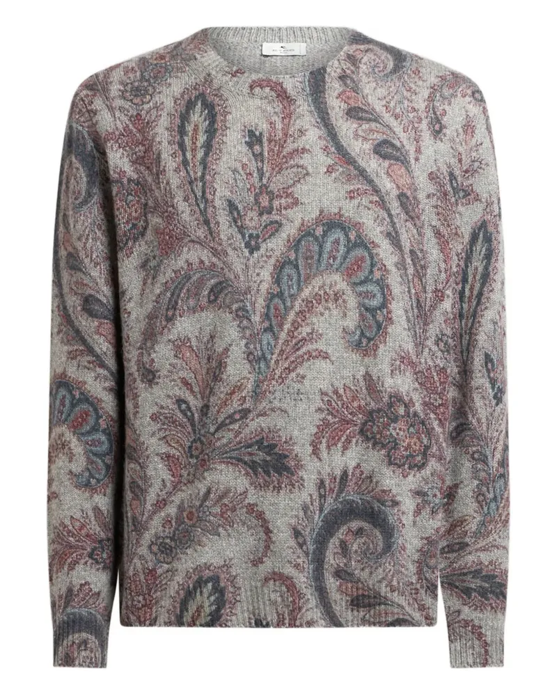 Etro Pullover aus Paisley-Jacquard - Grau Grau