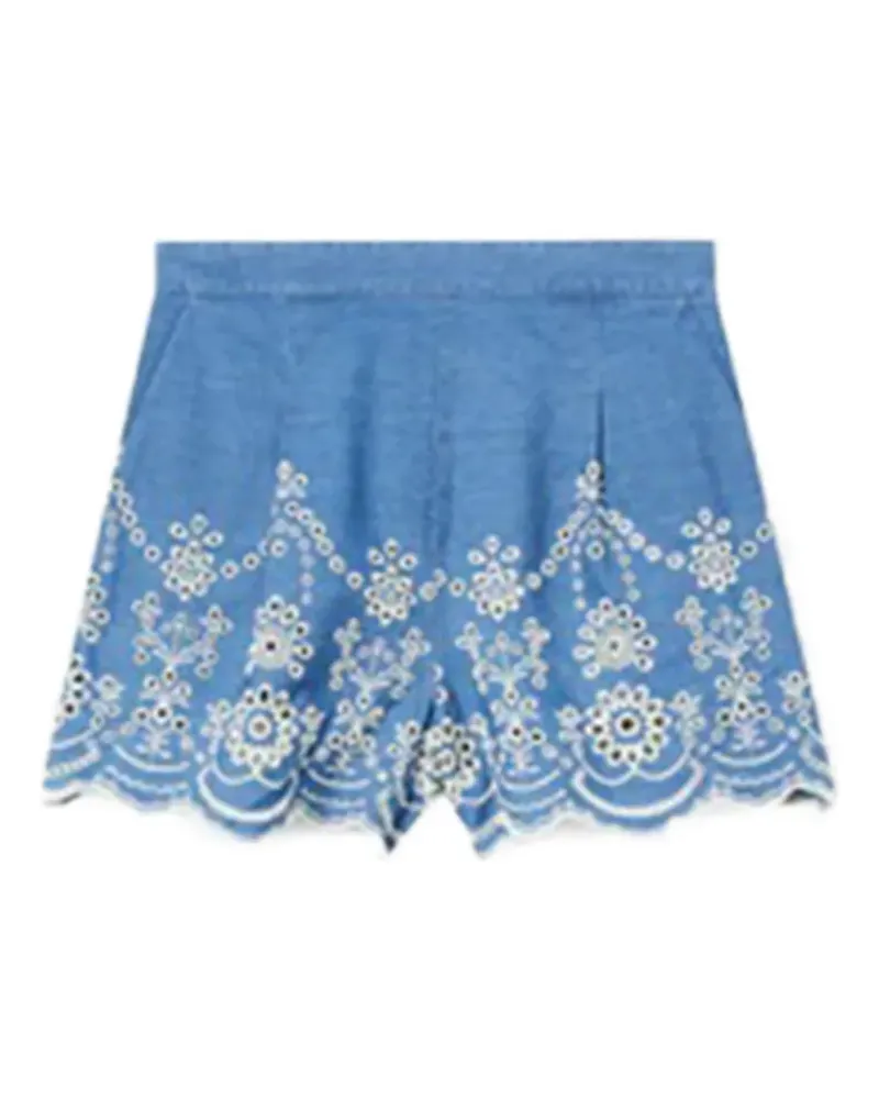 MC2 Saint Barth Shorts mit Ösen - Blau Blau
