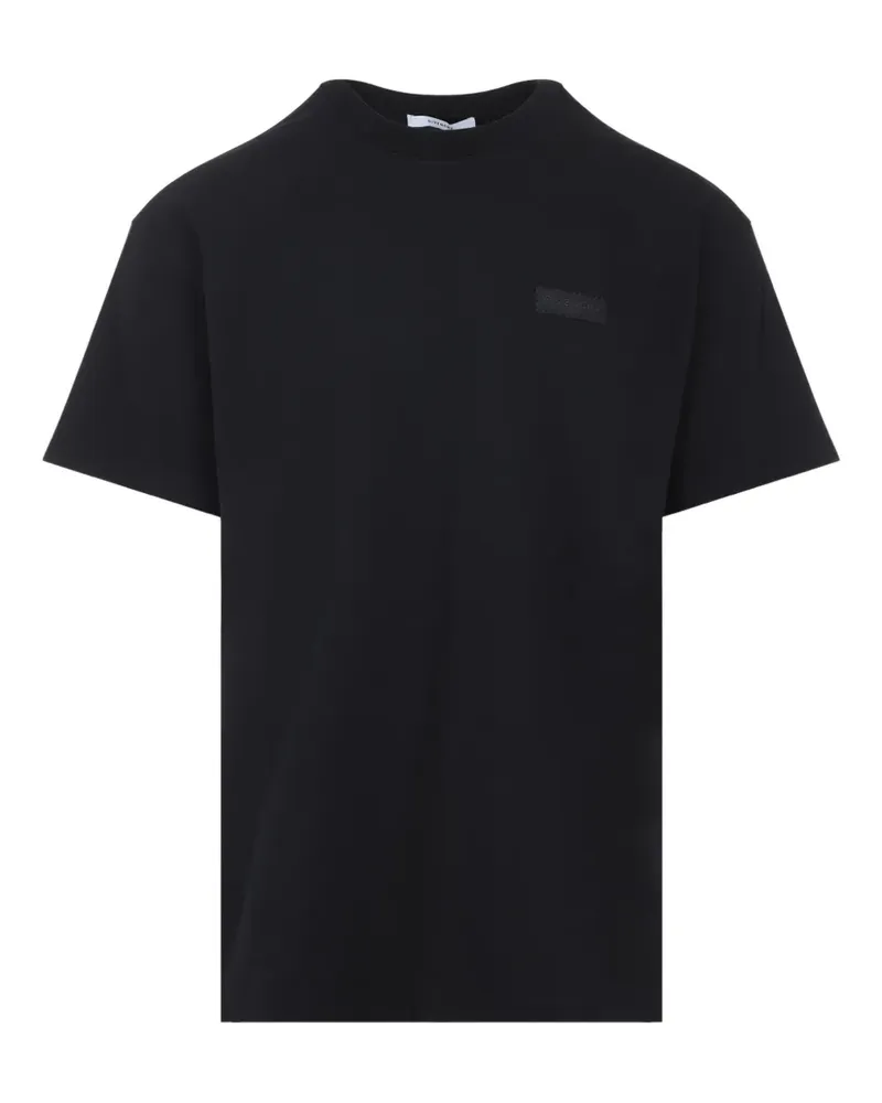 Givenchy T-Shirt mit Patch - Schwarz Schwarz