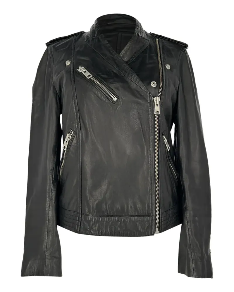 Zadig & Voltaire 2010s biker leather jacket - Schwarz Schwarz
