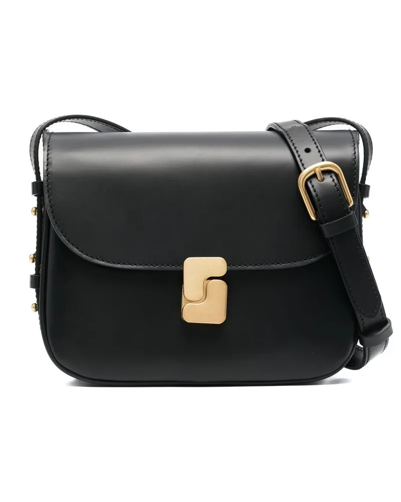 Soeur Klassische Schultertasche - Schwarz Schwarz