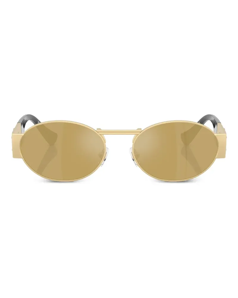Versace oval-frame sunglasses - Gold Gold