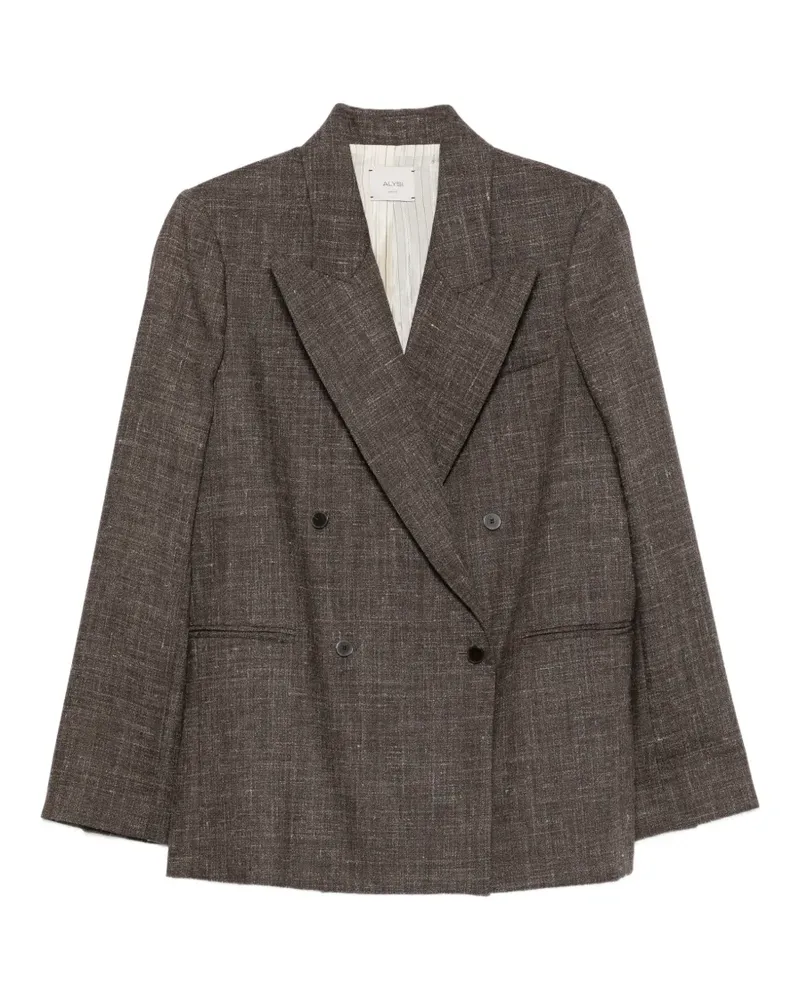 ALYSI Doppelreihiger Blazer - Braun Braun