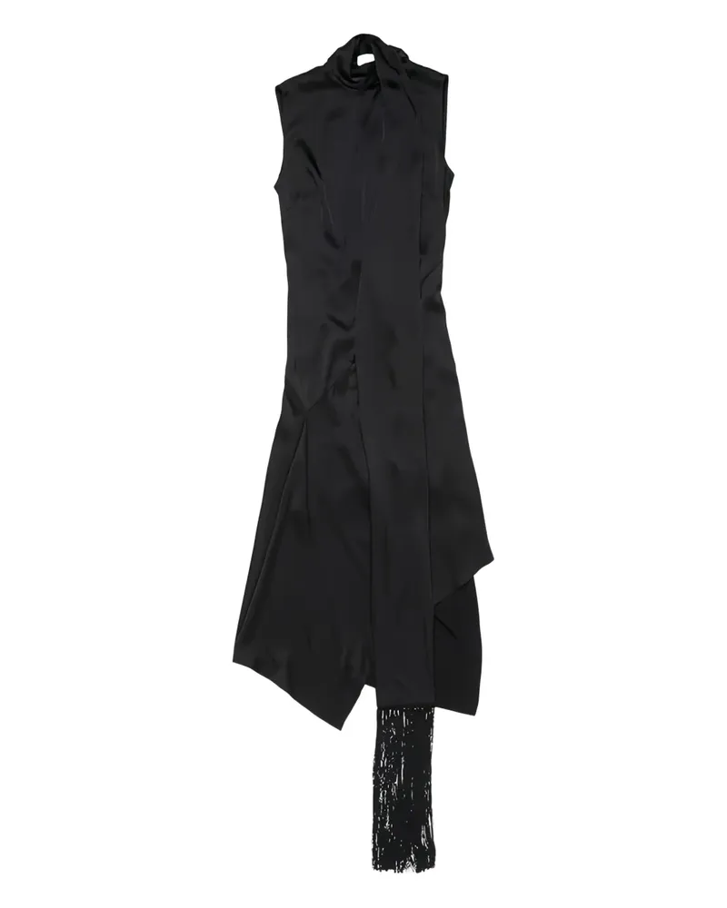 Acne Studios Asymmetrisches Kleid - Schwarz Schwarz