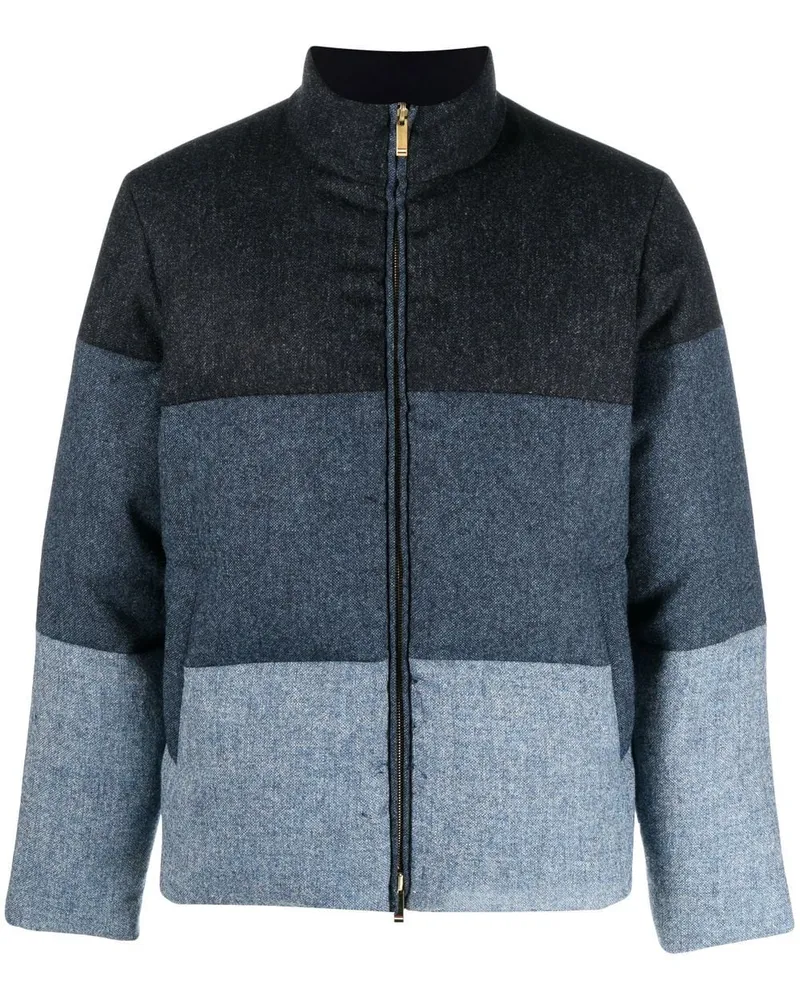 Thom Browne Gefütterte Jacke in Colour-Block-Optik - Blau Blau