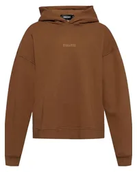 Dsquared2 Hoodie mit Logo-Print Braun