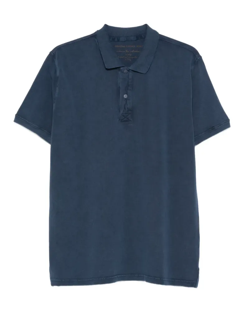 Original Vintage Style Chile short-sleeve polo shirt - Blau Blau