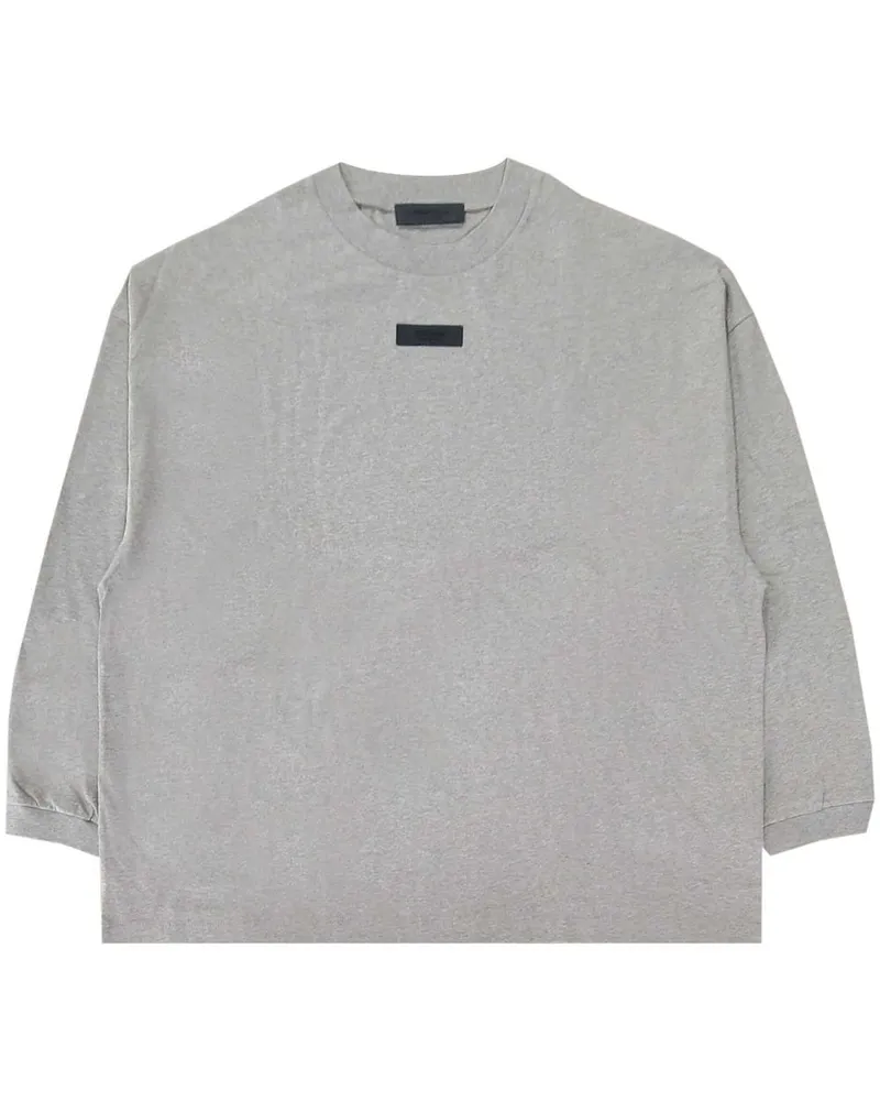 Fear of God T-Shirt mit Logo-Applikation - Grau Grau