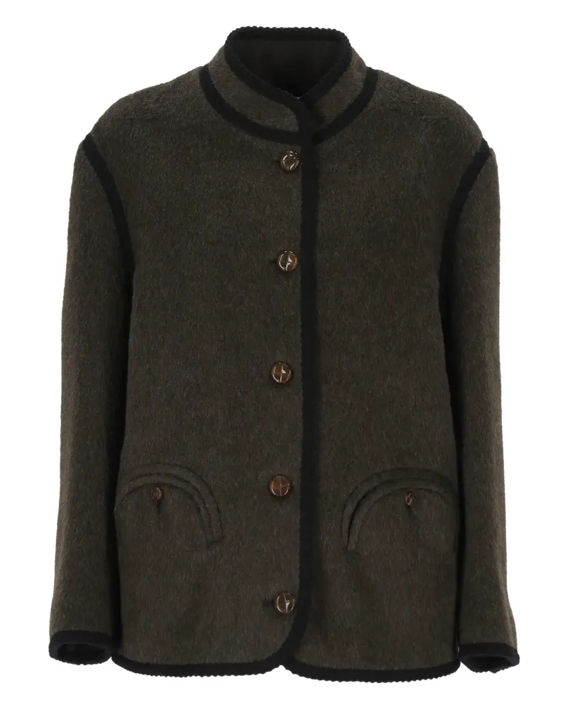 Blazé Milano Jacke mit Kontrastdetails - Grün Grün