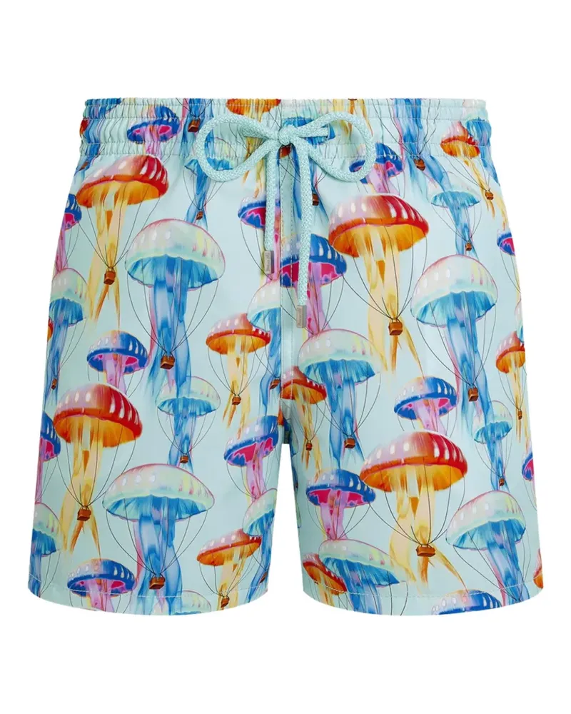 Vilebrequin Badeshorts mit Medusa-Print - Blau Blau