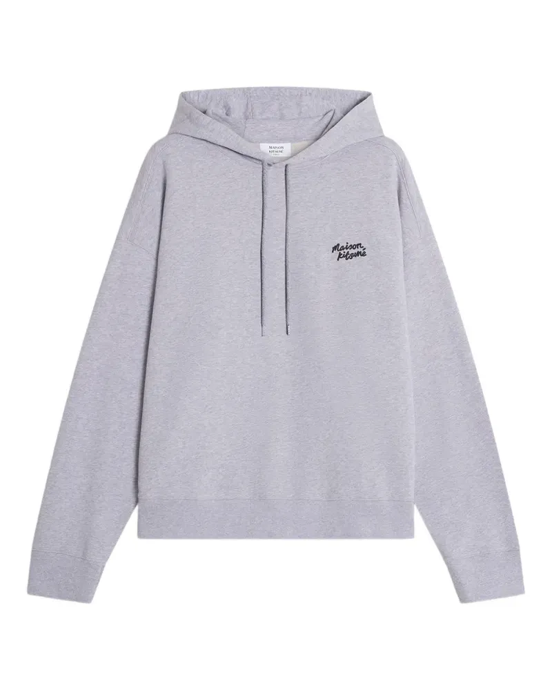 Kitsuné Hoodie mit Logo-Print - Grau Grau