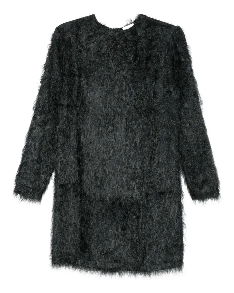ALYSI Langärmeliges Minikleid - Schwarz Schwarz