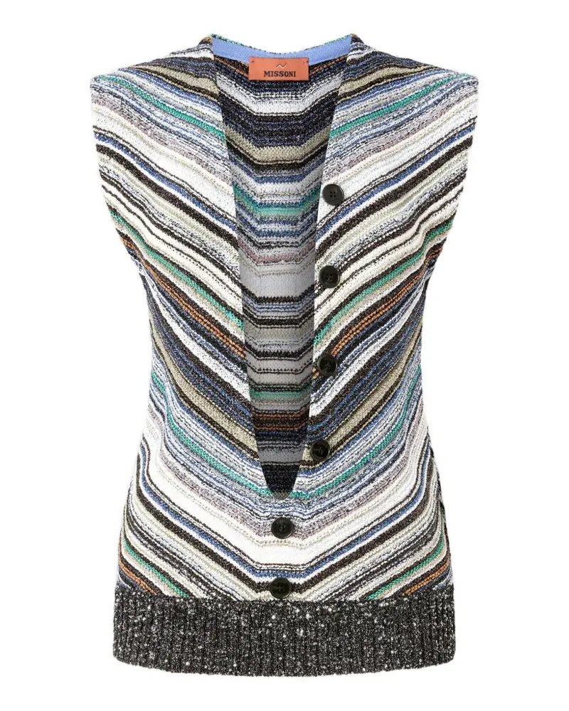 Missoni Gestreiftes Oberteil - Blau Blau
