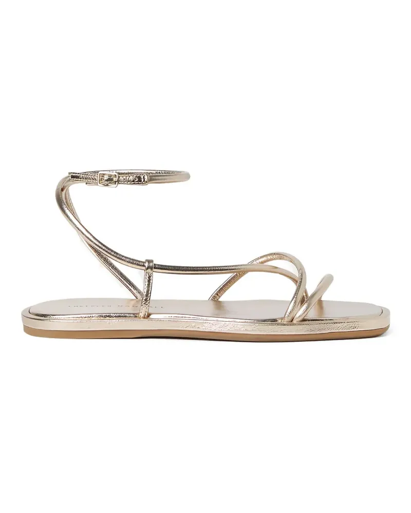 Loeffler Randall Noor strappy flat sandals - Gold Gold