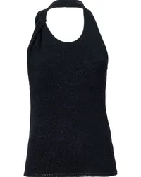 Proenza Schouler Gestricktes Neckholder-Top Schwarz