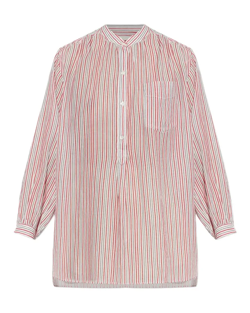 Isabel Marant Gestreiftes Saocha Hemd - Rot Rot